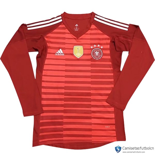 Camiseta Seleccion Alemania ML Portero 2018 Rojo